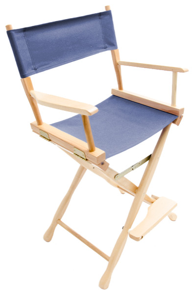 Gold Medal 24 quotNatural Classic Director  x27s Chair   Contemporary   Folding Chairs And Stools   by Gold Medal  Houzz