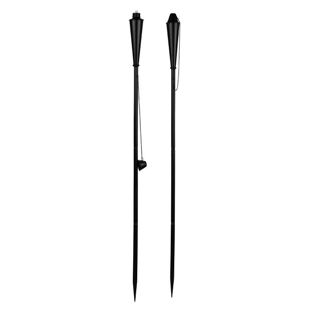 Birdrock Home 4pk Mallorca Torches Black