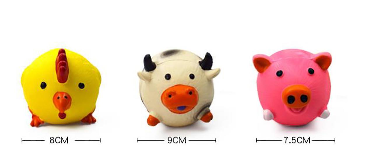 Miman Animal Dog Toy 3 Pcs