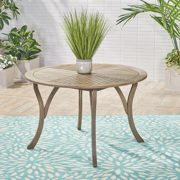 Versatile and Functional Outdoor Wood Dining Table