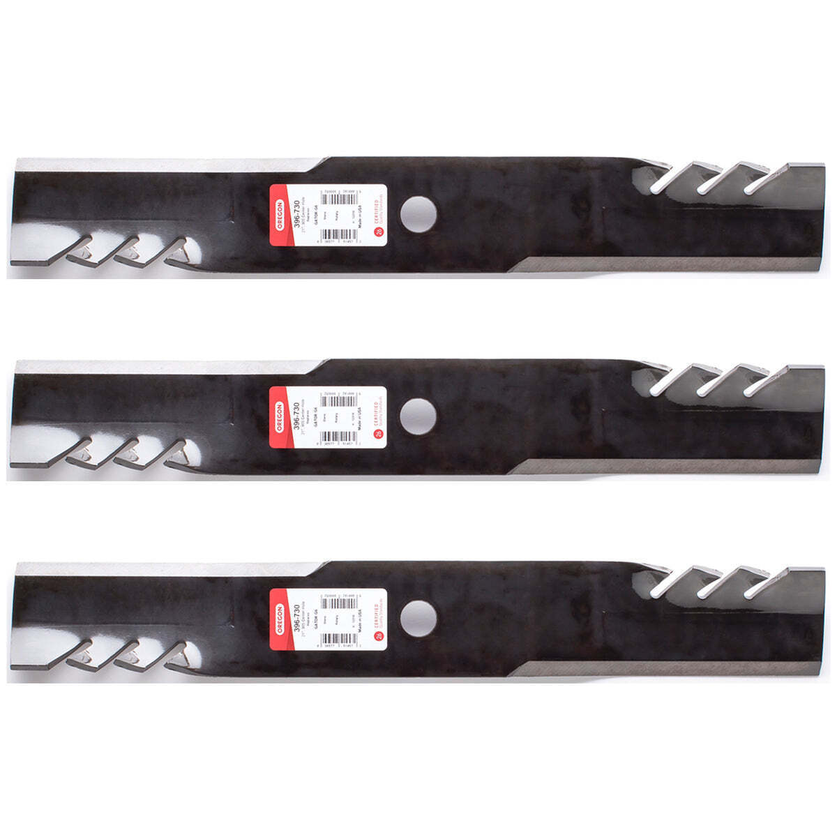 Oregon 3 Pack 396-730 G6 Gator Mulcher Blade for John Deere TCU15881 M144196