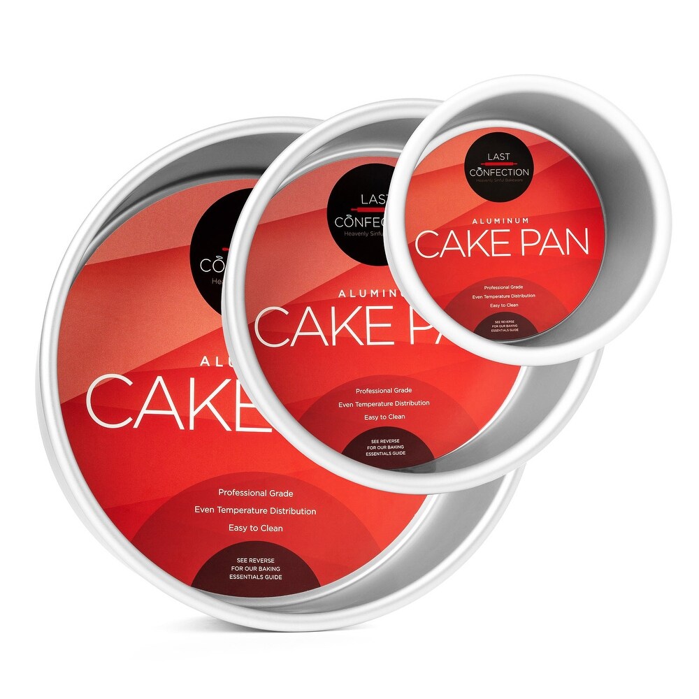 Round Aluminum Cake Pan Sets   Last Confection