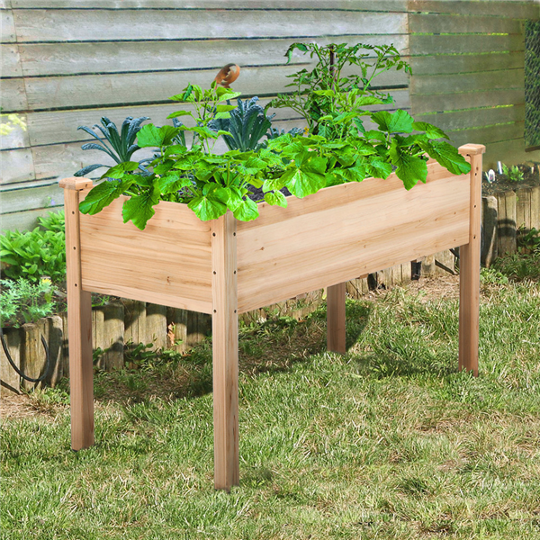 Elevated Flowerpot Vegetable Bed Garden Box Bed Gardening Vertical Planter