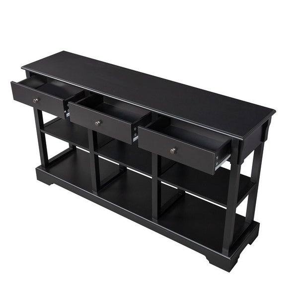 Console Table with Ample Storage for Entryway Living Room