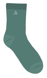 Organic Crew Socks - Deep Sea