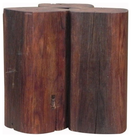 Auburn 20 quot3 Post Accent Table   Rustic   Side Tables And End Tables   by Maria Yee Inc  Houzz