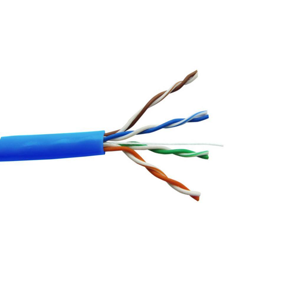 TRIPLETT CAT5E UTP 24 AWG Cable 1000 ft. Blue CAT5-1000BL