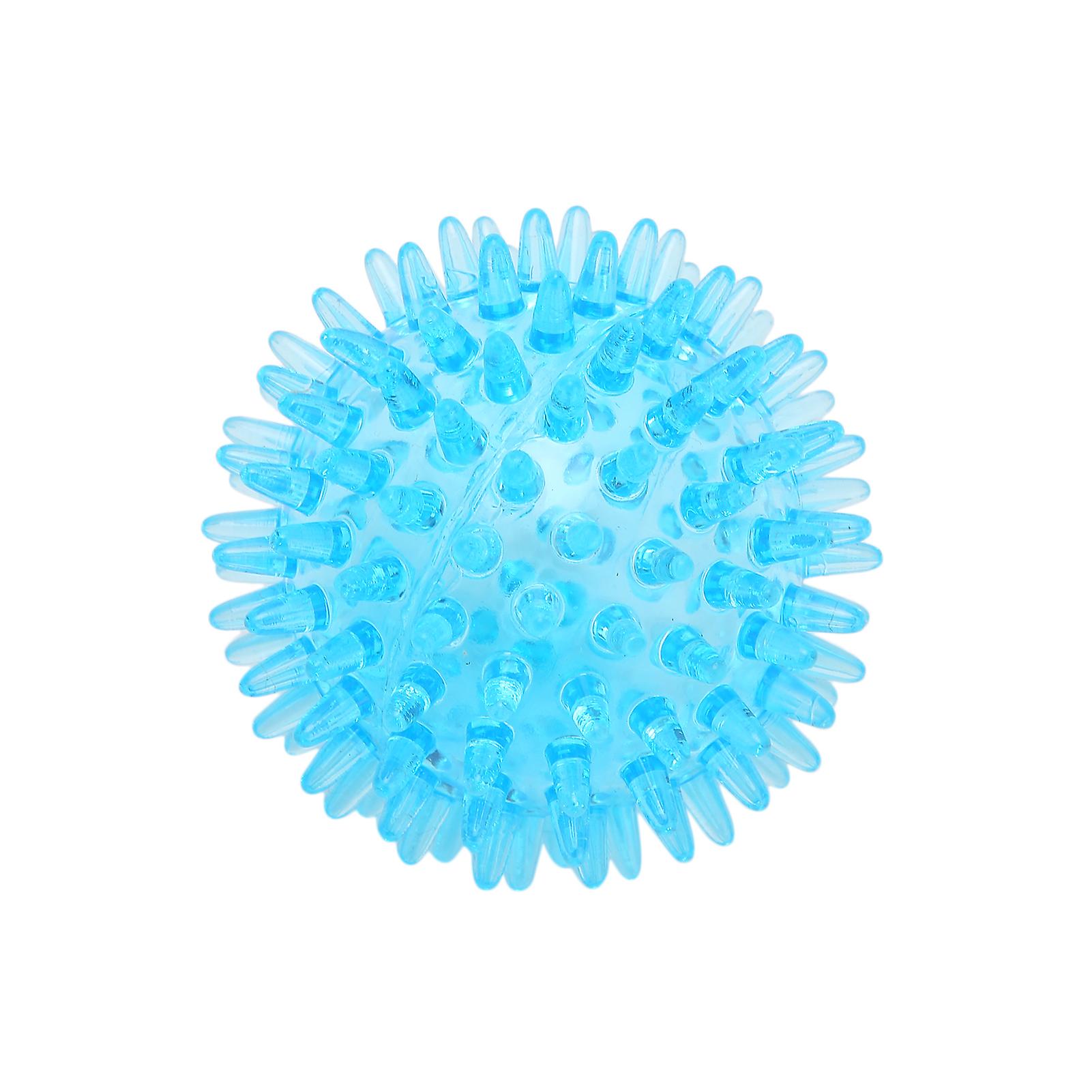 Spiky Ball Hollow Soft Transparent Strength Recovery Exercise Stress Relief Massage Ball For Hand Wrist7cm