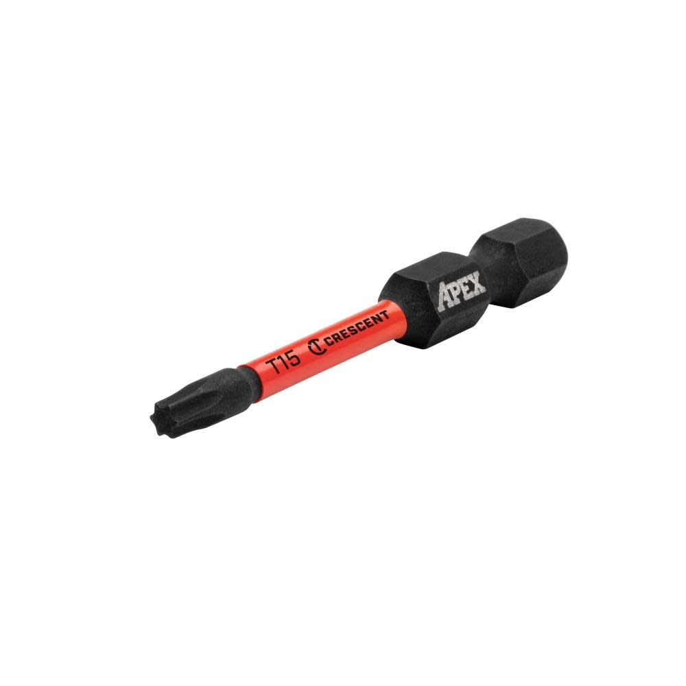 CRESCENT APEX Torx Vortex Impact Power Bit T15 x 2