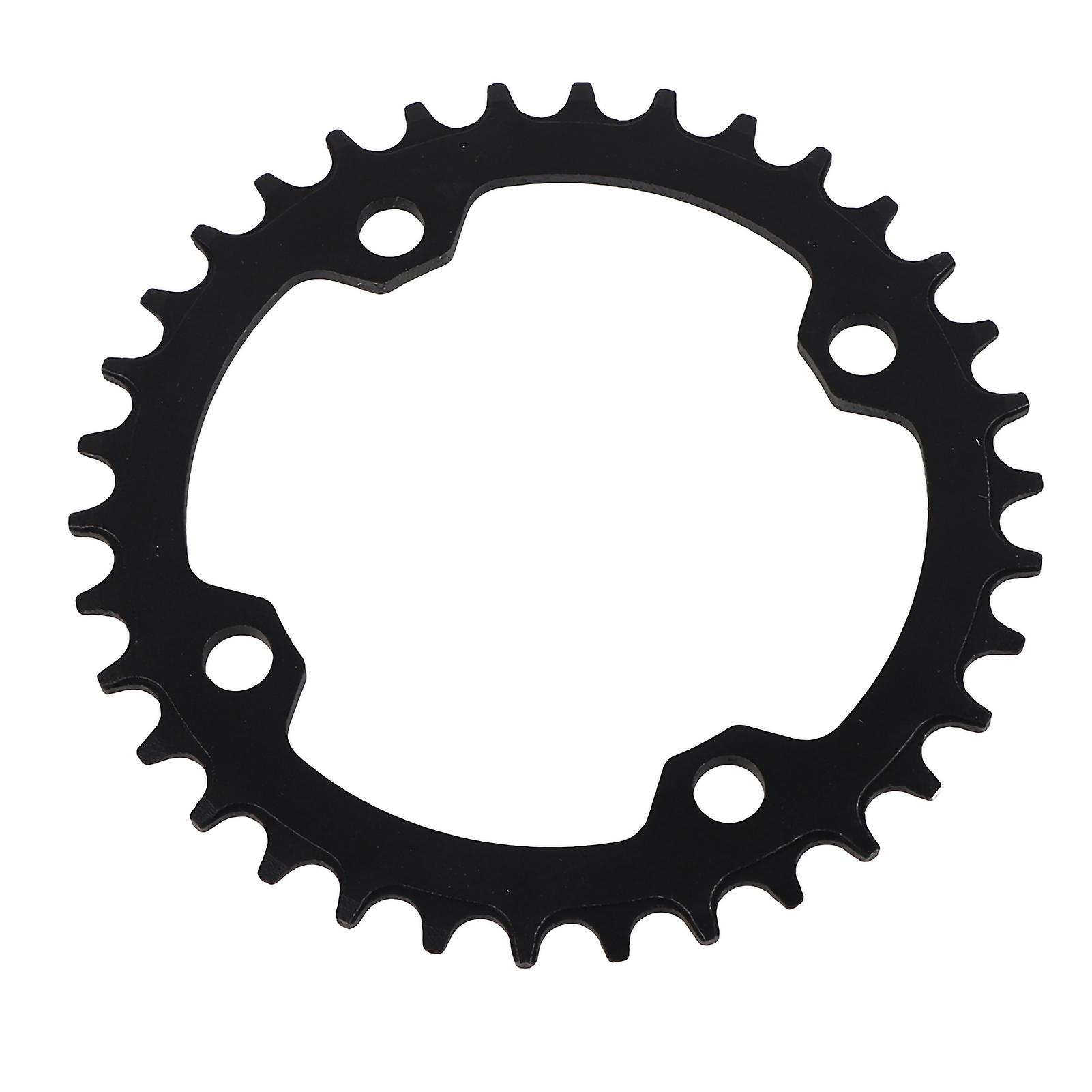 32/34/36/38t Bcd 104 Mountain Bike Steel Single Crank Chain Ring Repair Parts (black 34t)