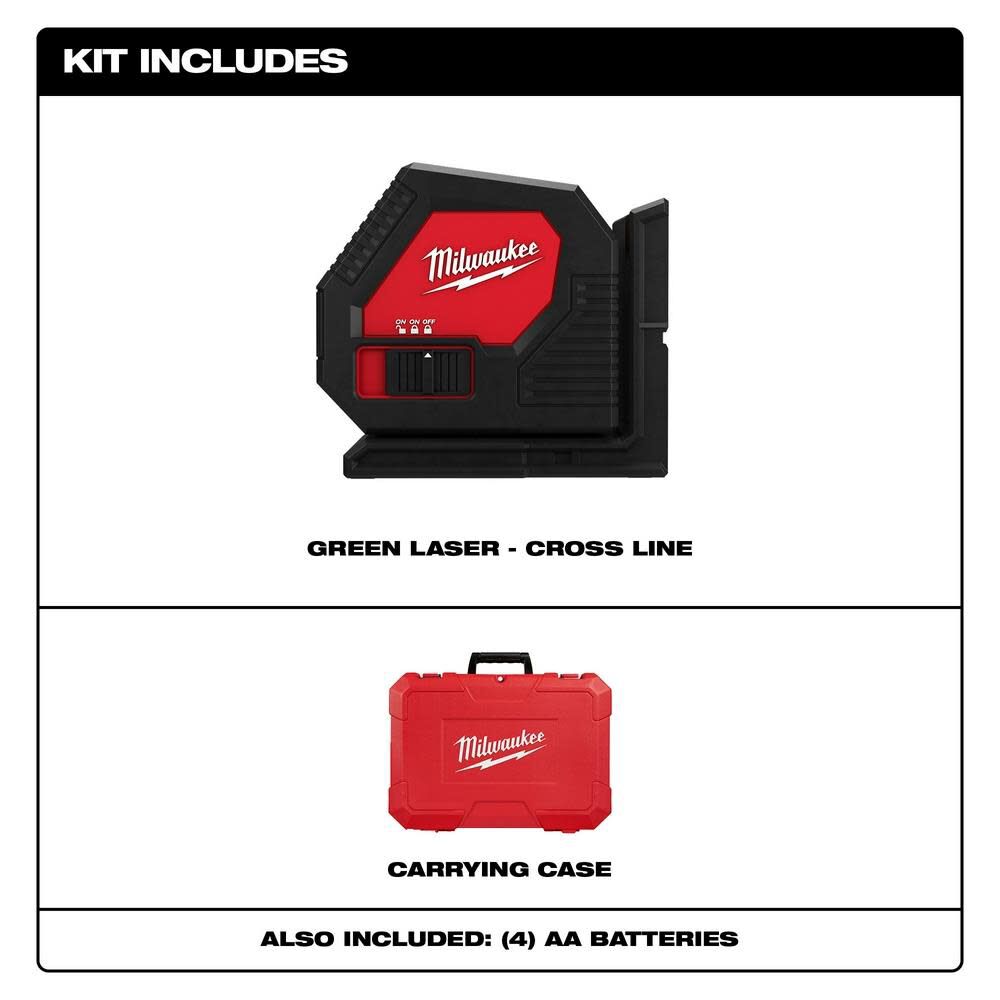 MW Green Cross Line Laser 3421 from MW