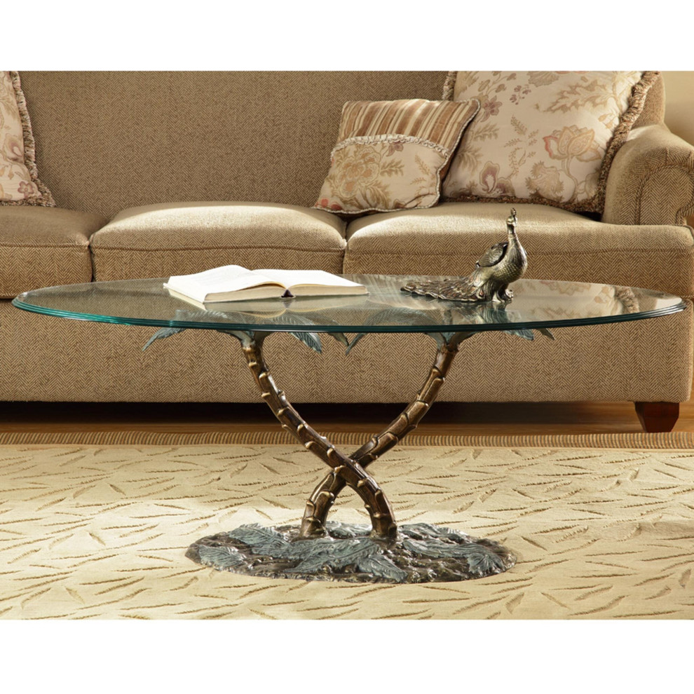 Palm Tree Coffee Table   Tropical   Coffee Tables   by SPI  Houzz