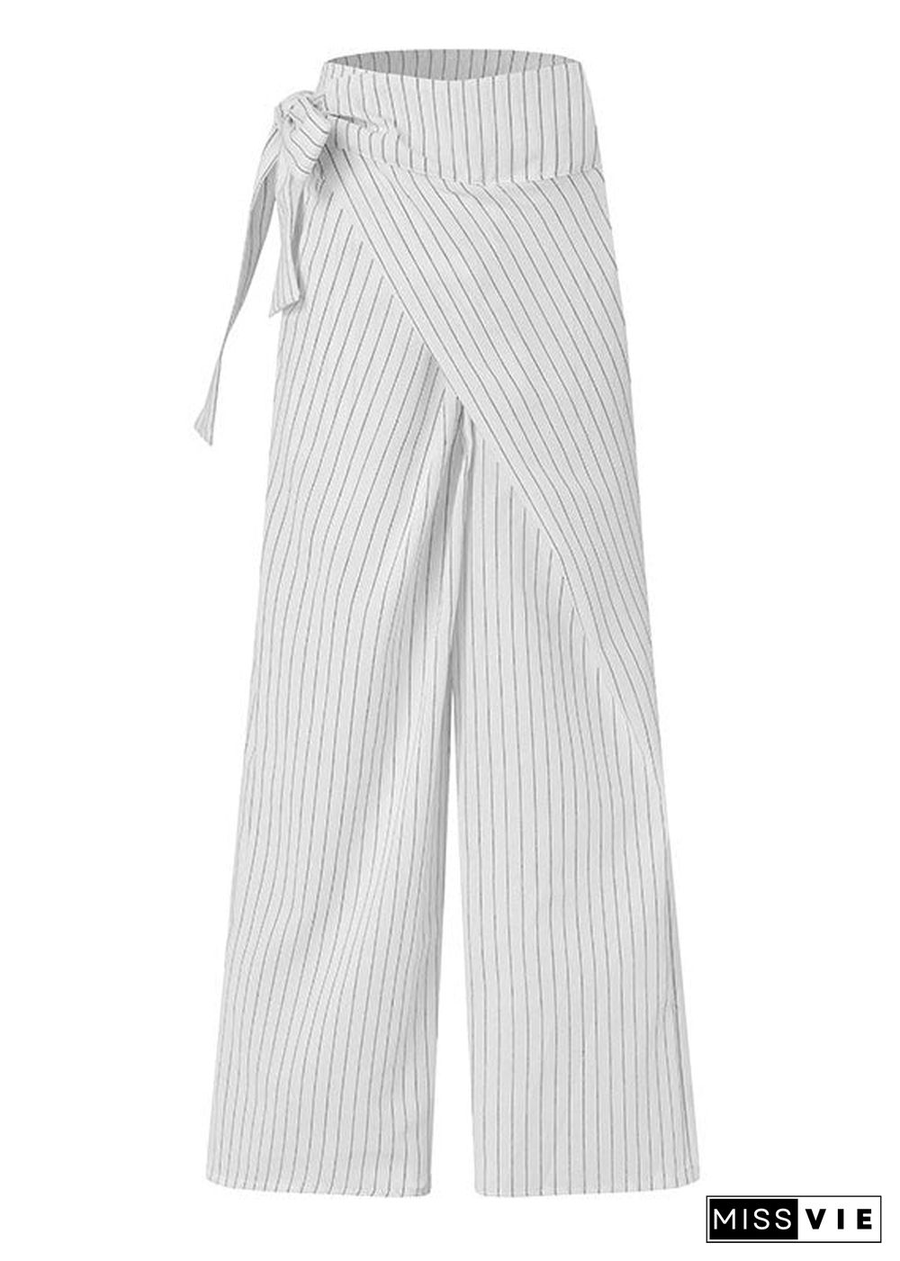 High Waist Vintage Women Long Palazzo Trouser Wide Leg Pants