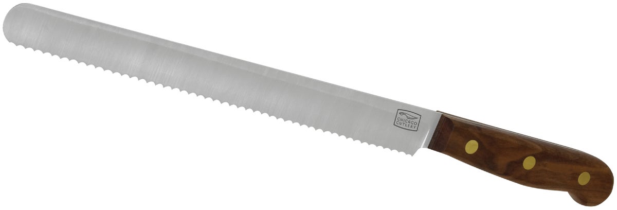 Chicago Cutlery Walnut Tradition Serrated Sliceramp Bread Knife 10 In.