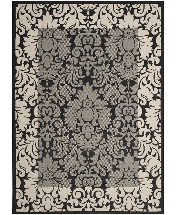 Safavieh Courtyard CY2727 Black and Sand 2' x 3'7 Outdoor Area Rug