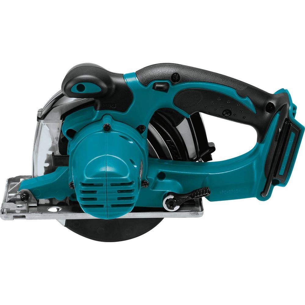 Makita 18V LXT Lithium-Ion Cordless 5-38 in. Metal Cutting Saw with Electric Brake and Chip Collector Tool-Only XSC03Z