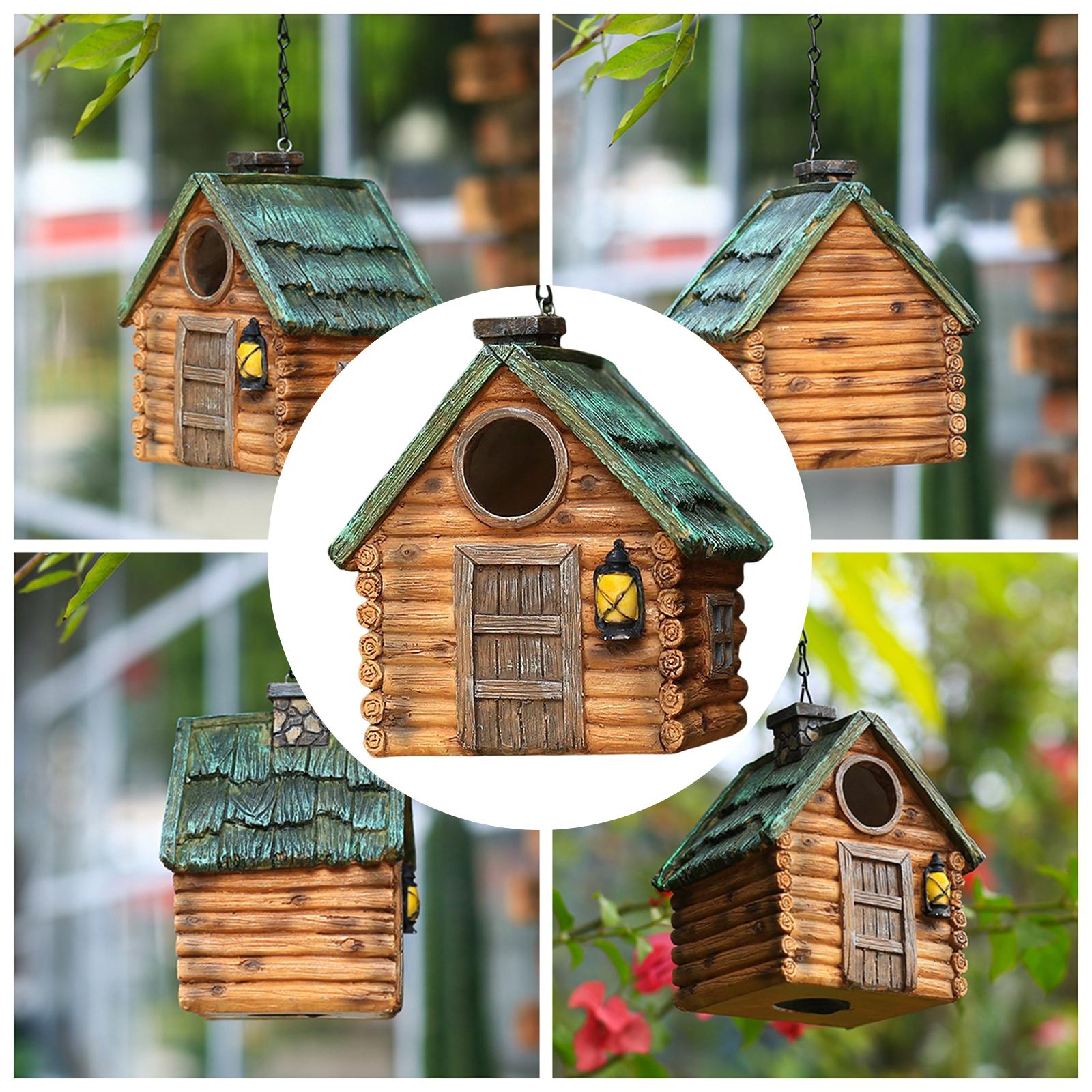 Hanging Birdhouses Shelter for Cardinal Bluebird for Home Courtyard Outdoor