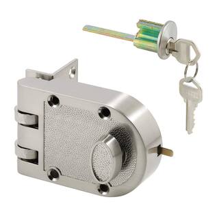 Prime-Line Diecast Brass Night Latch and Locking Cylinder U 10817