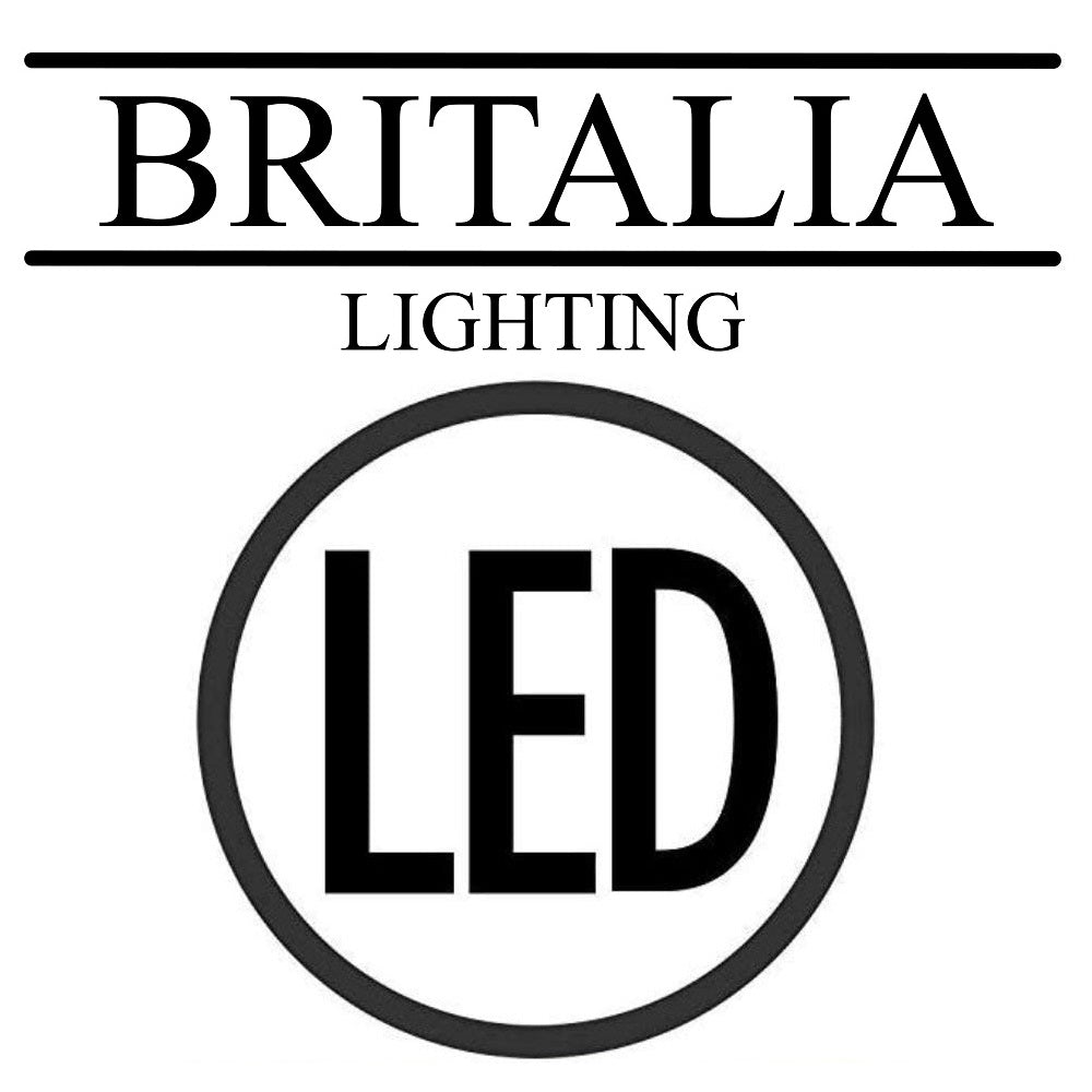 Britalia 880200 Satin Nickel LED Double Twist Modern Floor Lamp 126cm