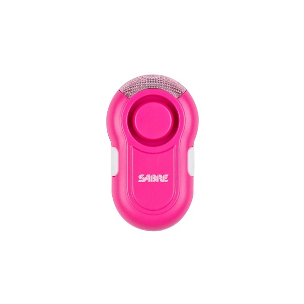 Sabre Personal Alarm With Led Light Pink