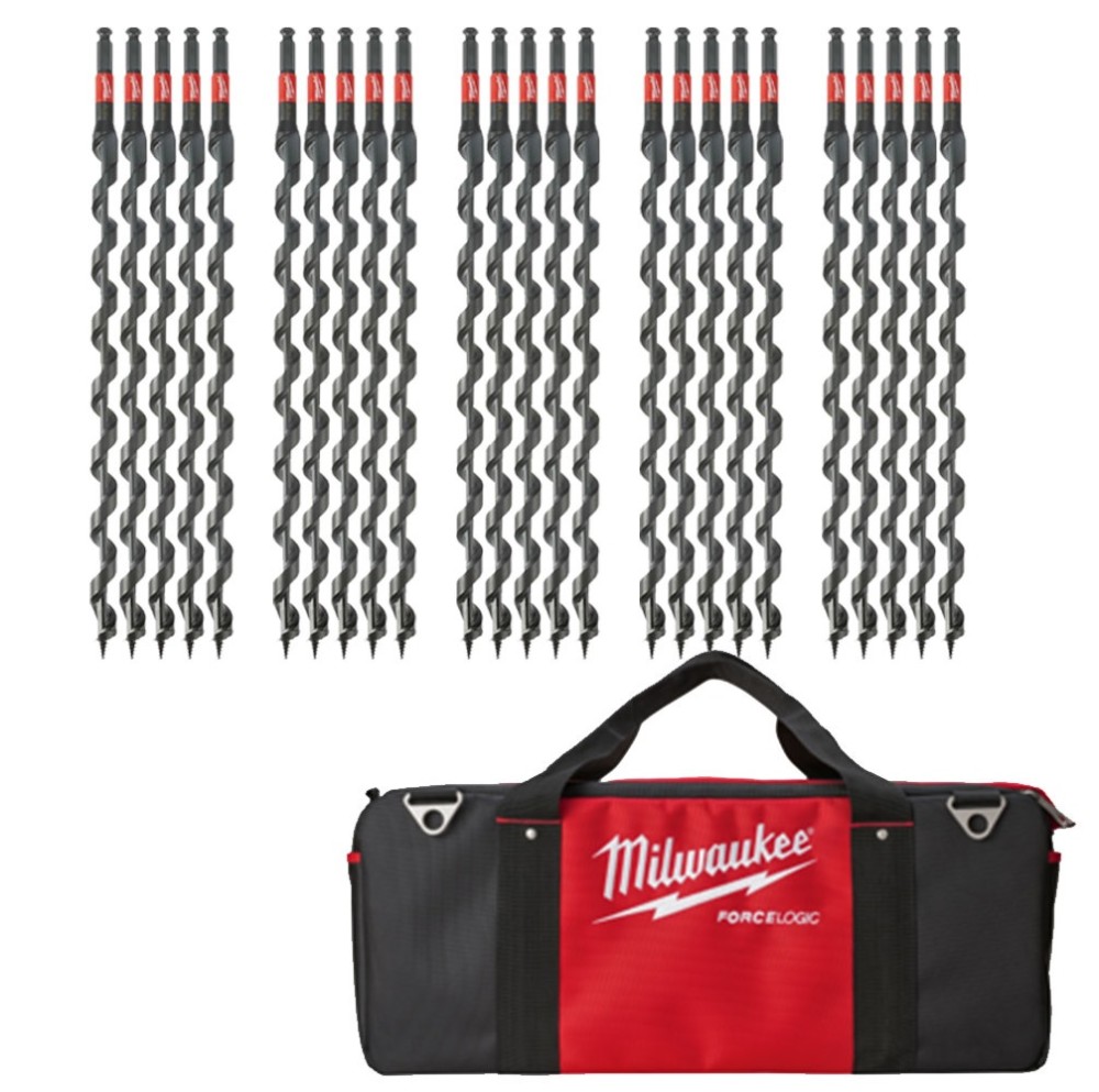 Milwaukee 13/16 x 18 Lineman's Utility Auger - 25PK 48-13-6797 from Milwaukee