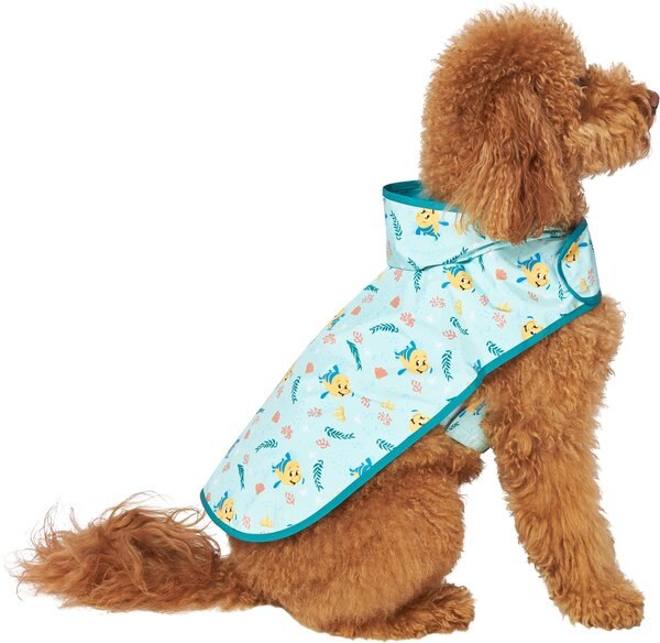 Disney Flounder Print Dog and Cat Raincoat