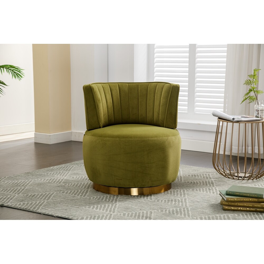 Swivel Barrel Accent Sofa Chairs