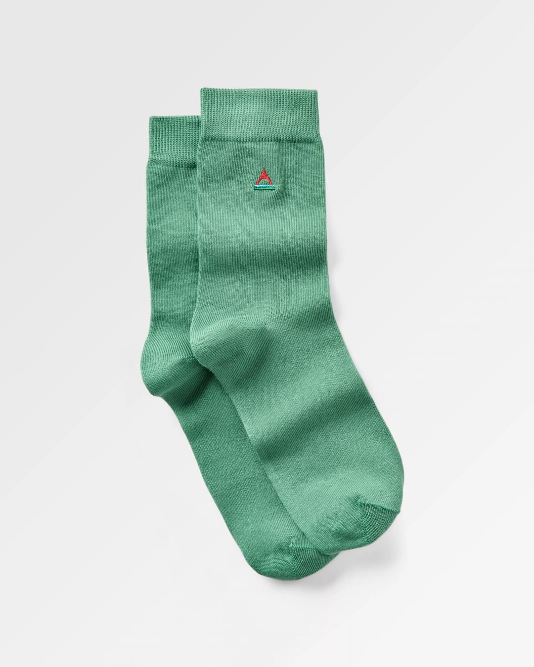 Organic Crew Socks - Deep Sea