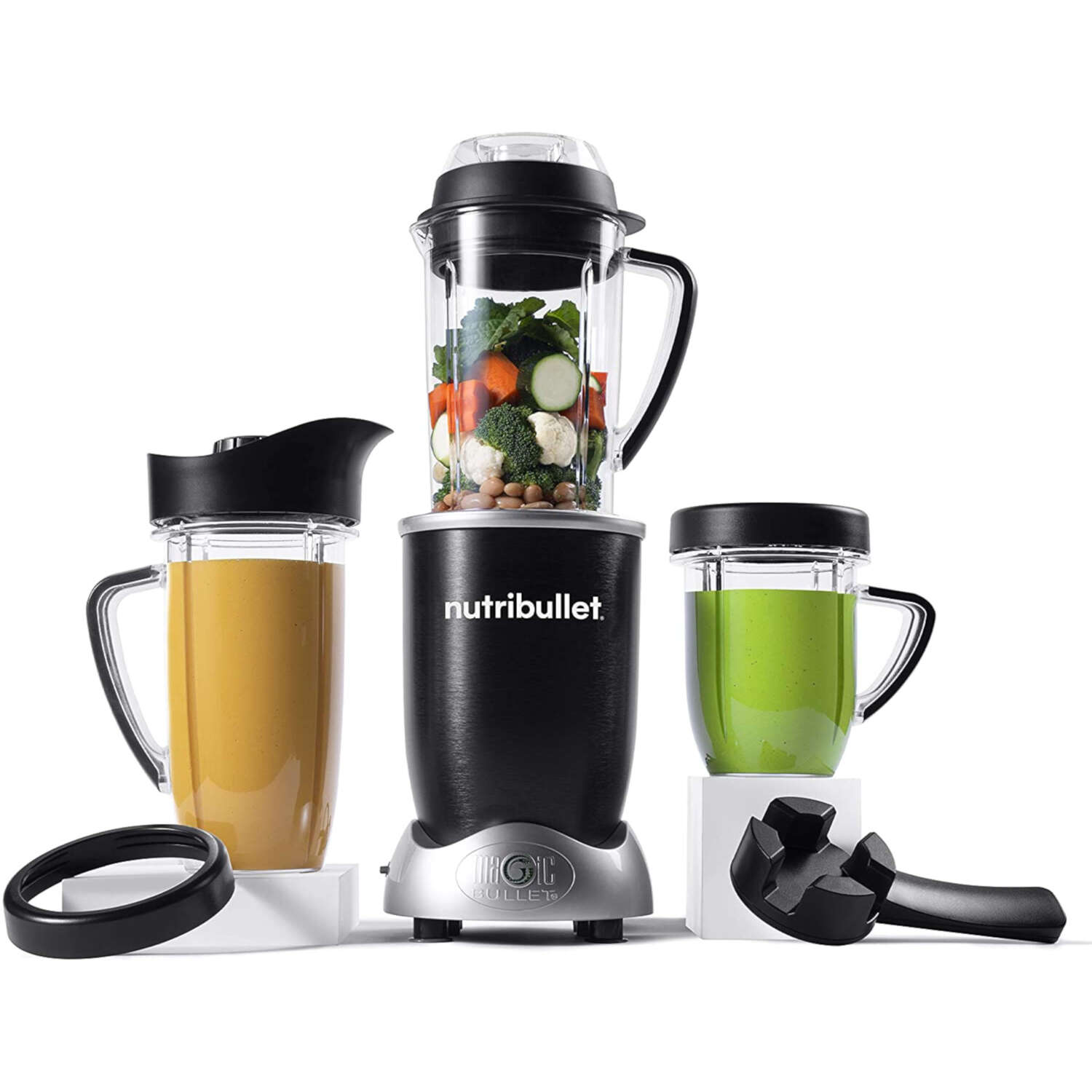 NutriBullet Black/Clear Plastic Blender 45 oz 1 speed