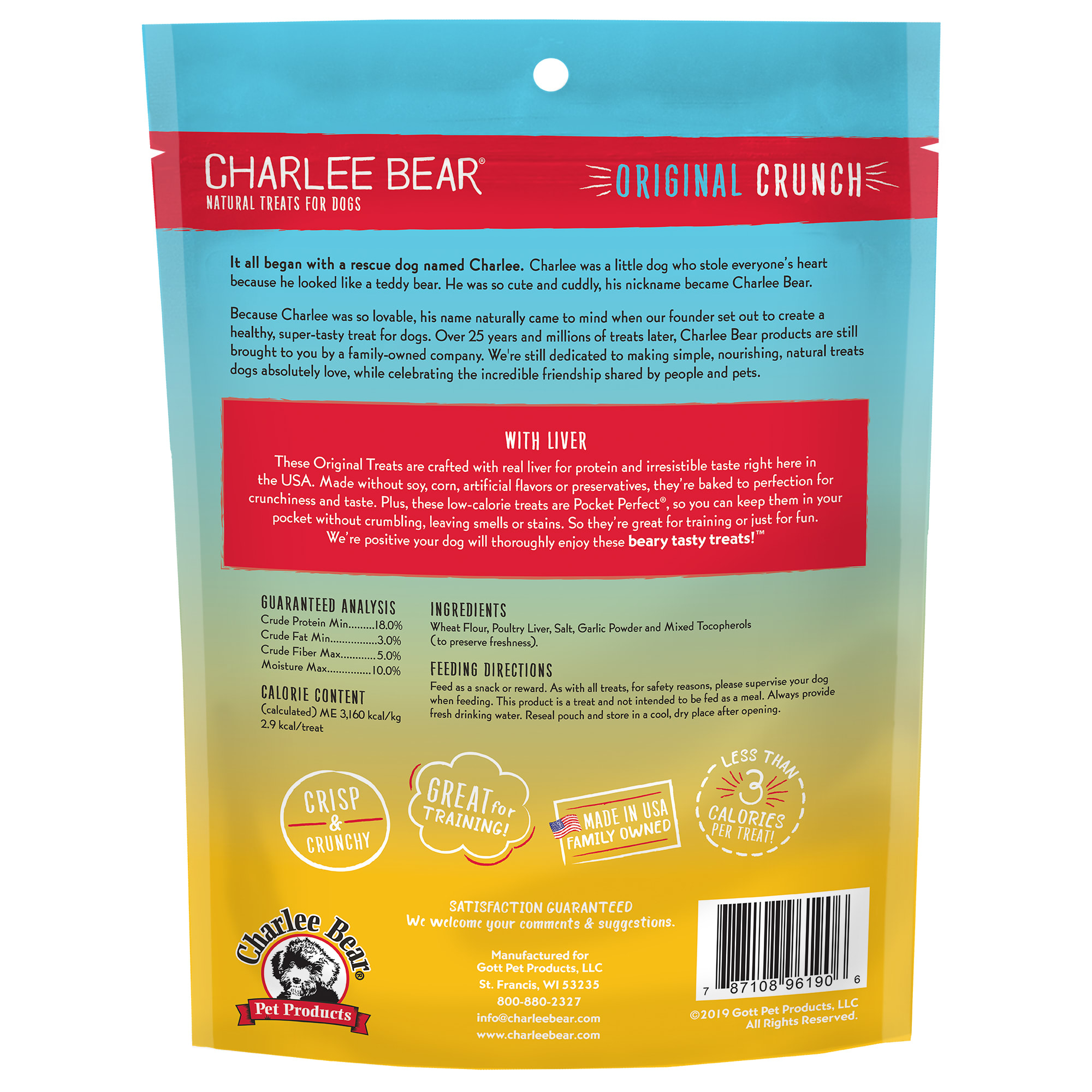 Charlee Bear Dog Treats with Liver