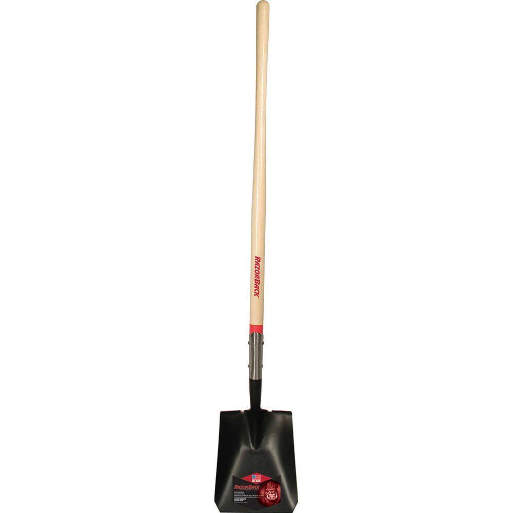 Razor-Back 48 in. Wood Handle Transfer Shovel 44363