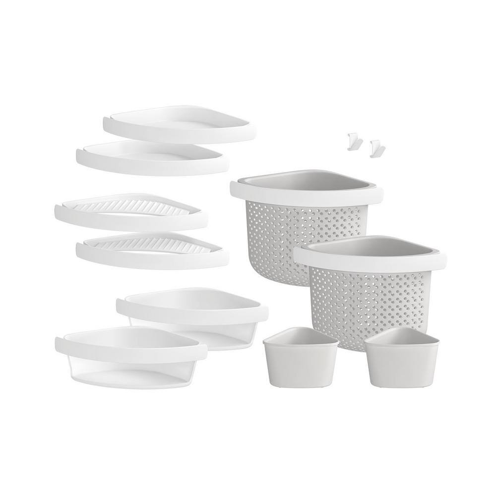 Sterling Store+ Family 12-Piece Shelf Kit in White 88038700-0