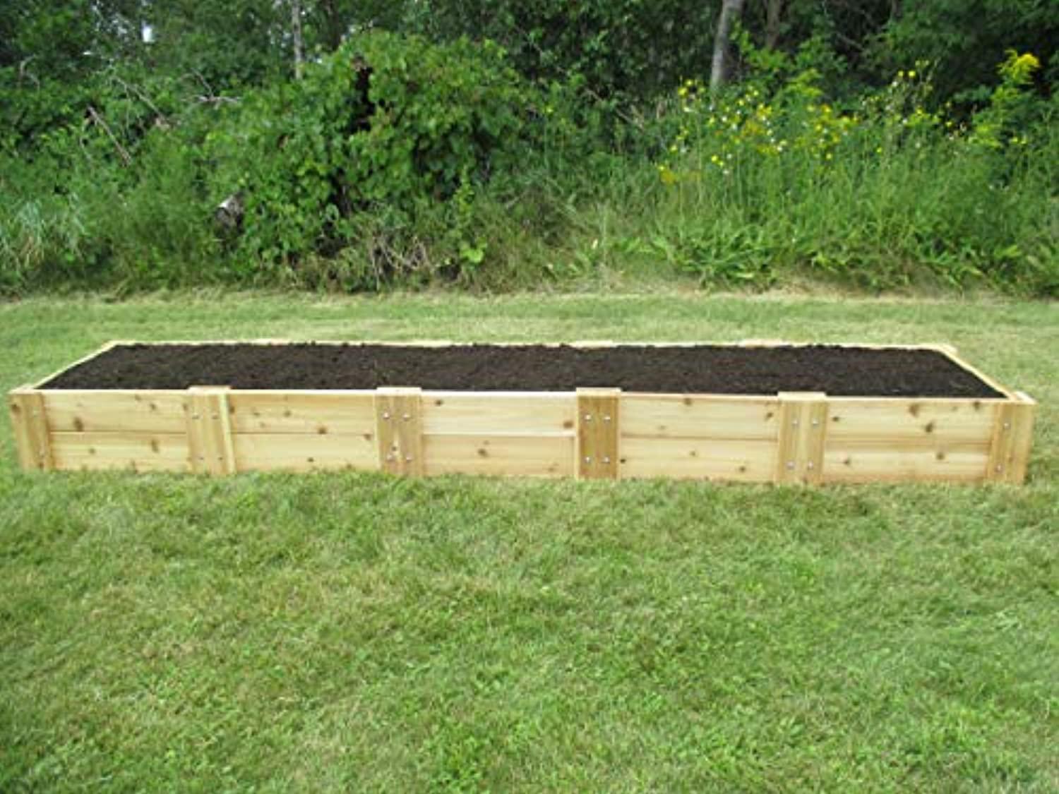 Infinite Cedar RB2x10x11 Cedar Raised Garden Bed&#44; 2 ft. x 10 ft. x 11 in.