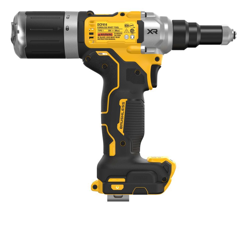 DEWALT 20V MAX XR 1/4 in Rivet Tool Cordless Bare Tool DCF414B from DEWALT