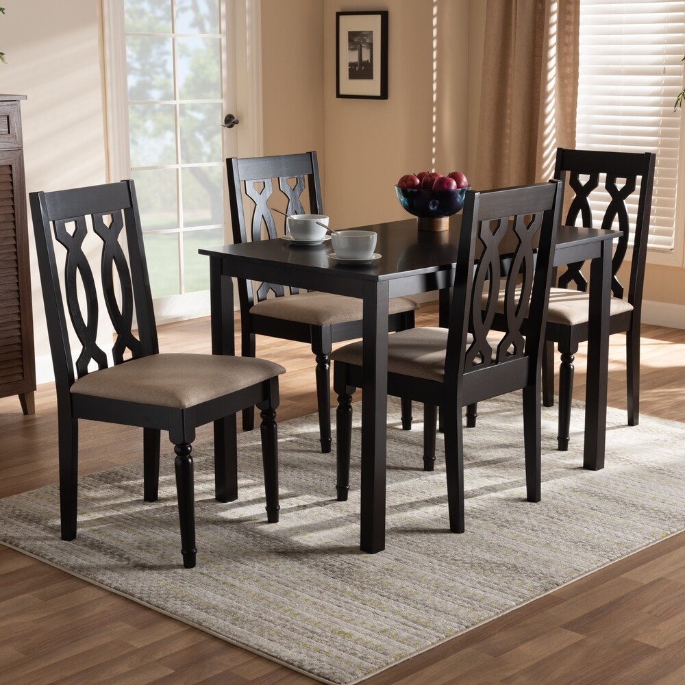 Modern and Contemporary Upholstered 5 Piece Dining Set