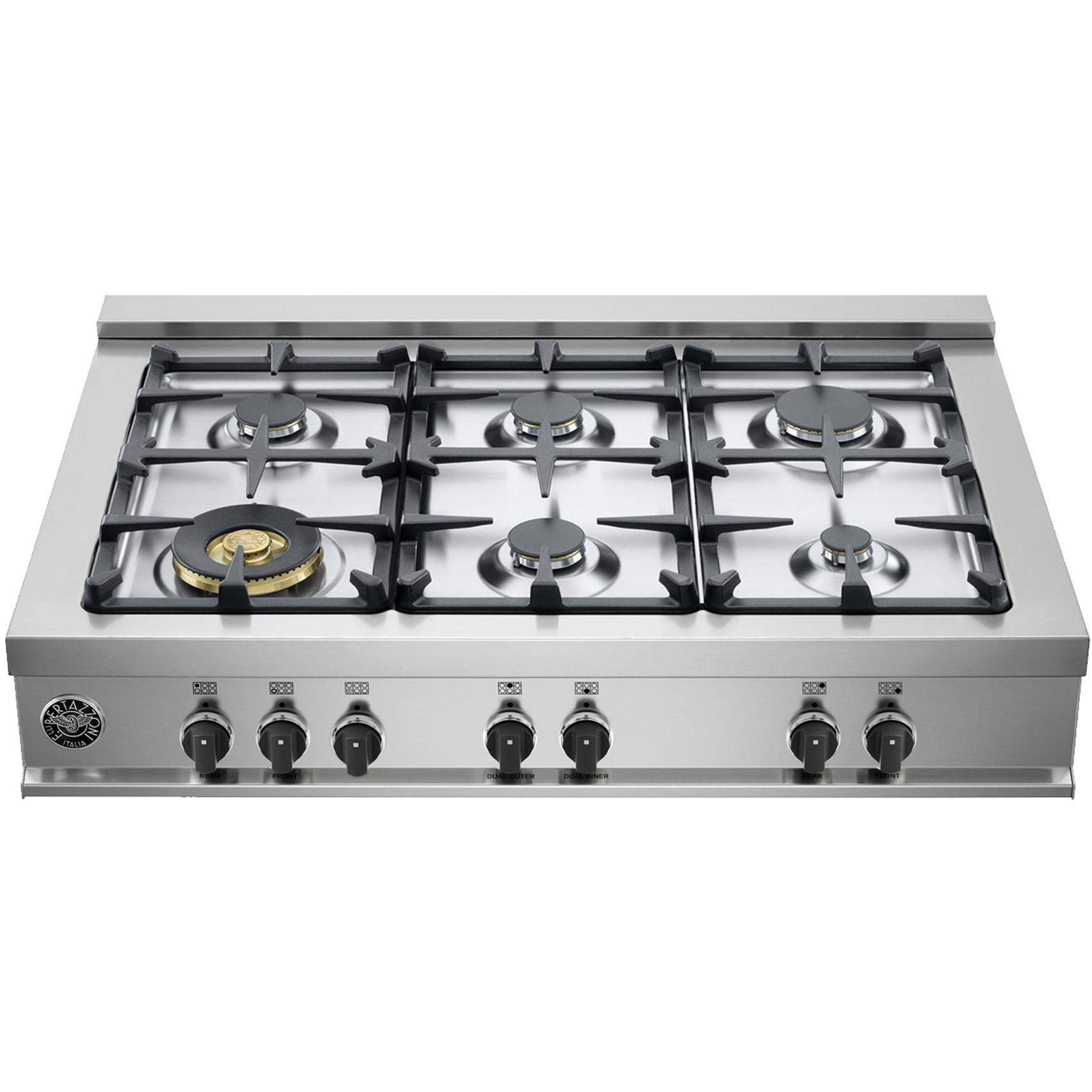 Bertazzoni 36-inch Gas Rangetop CB36M 6 00 X