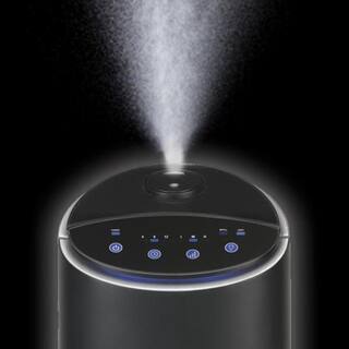 Pure Guardian 1.5 Gal.100-Hour Ultrasonic Cool Mist Humidifier Tower with Aromatherapy Tray Black H3200BAR