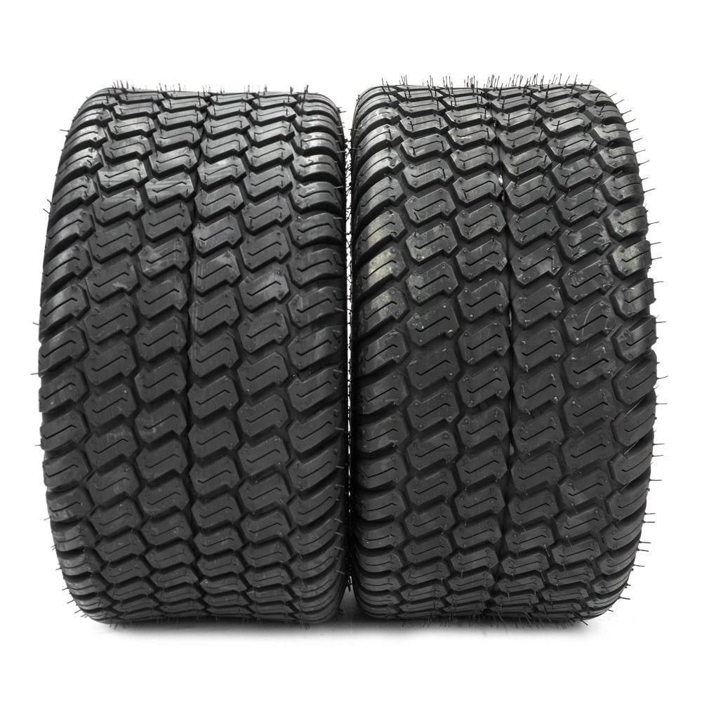 Ktaxon 1 Pair of 18x9.50-8 Lawn Mower Golf Cart Turf Tires P322 4PR Front and Rear 1040LBS