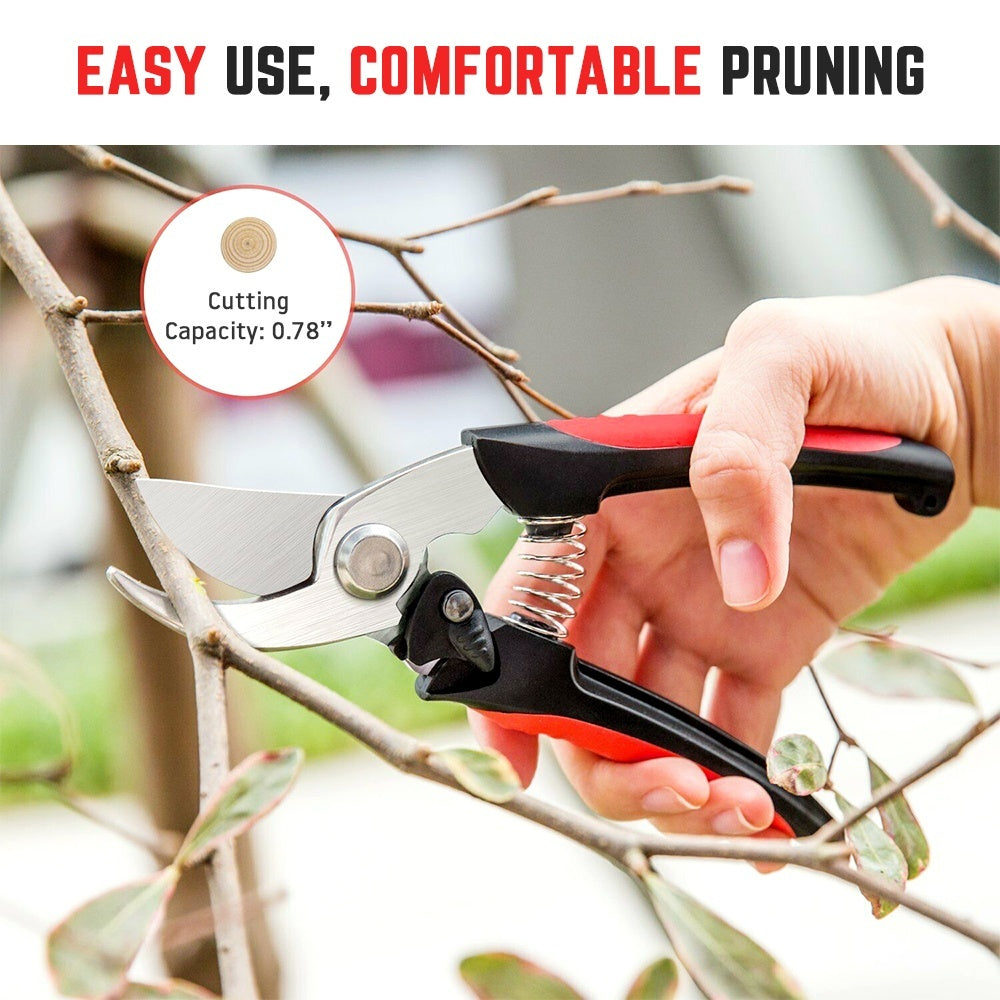 Professional Durable Garden Pruning Shears Gardening Secateurs Plant Flower Tree Branch Cutter Grafting Tool Scissors