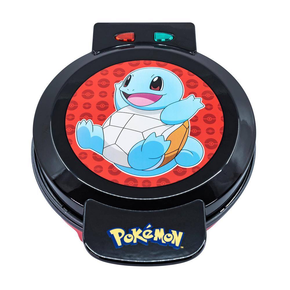 Uncanny Brands Pokemon 900 W 'Squirtle' Black American Round Waffle Maker WM1-POK-SQU