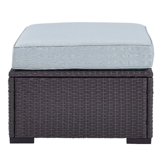 Biscayne Ottoman With Mist Cushions Crosley