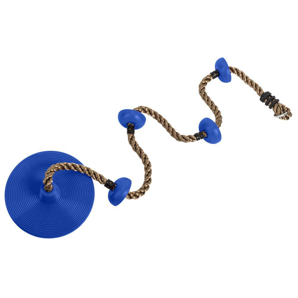 Karl home Climbing Rope Swing Disc Swing for Kids Blue 100078522166