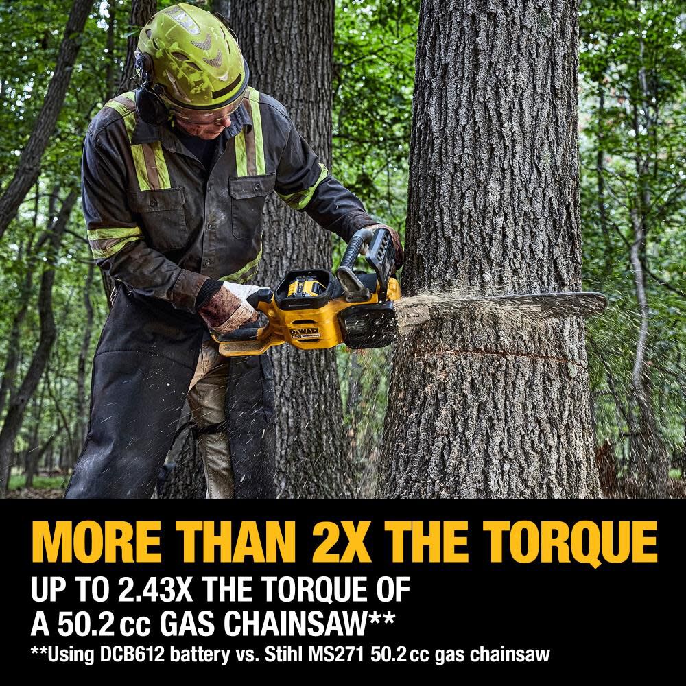 DEWALT 60V MAX Chainsaw 20" Brushless Cordless Kit DCCS677Y1 from DEWALT