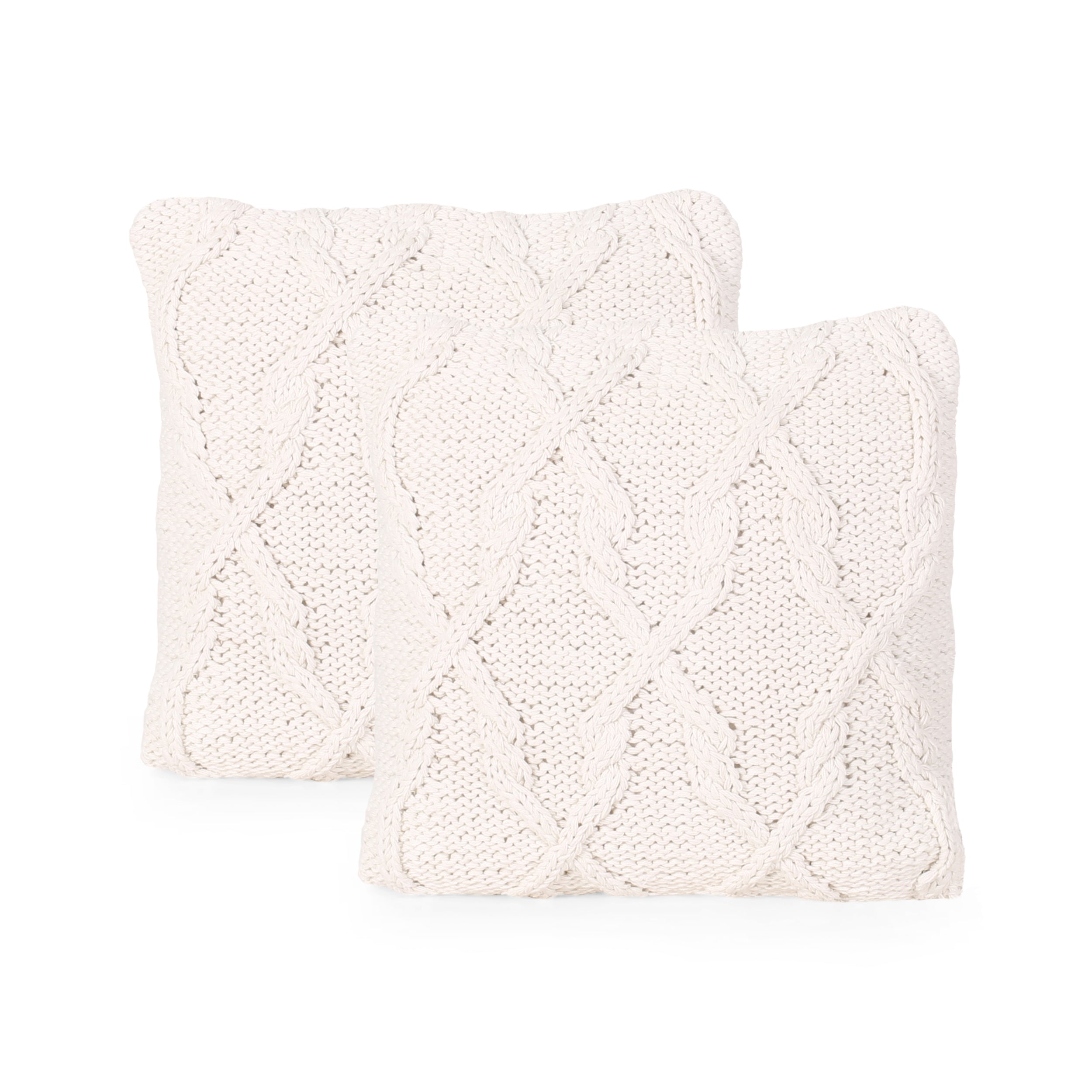 Ridhima Boho Cotton Throw Pillow (Set of 2)