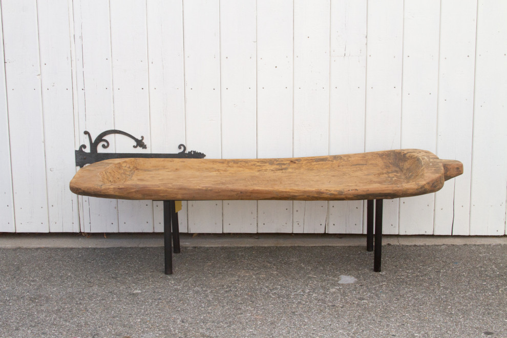 Antique Naga Wooden Trough Table   Rustic   Coffee Tables   by De cor  Houzz