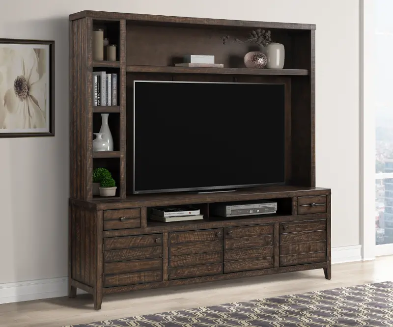 Tustin Brown 84 Entertainment Center