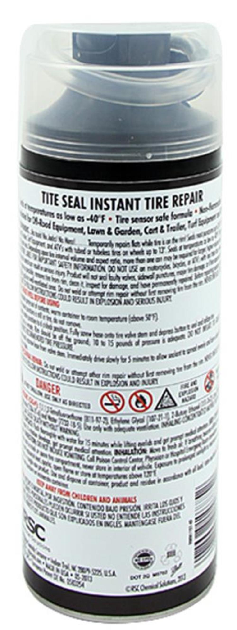 Instant Tire Repair for Tubed or Tubeless Tire ;