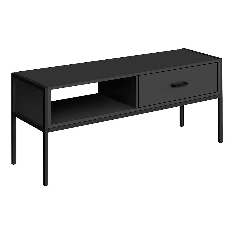 Monarch Modern Black TV Stand