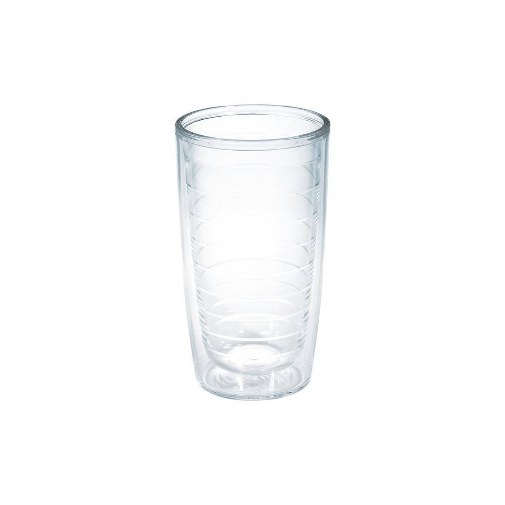 Tervis Clear Plastic 16 oz. 4-Pack Double Walled Insulated Tumbler No Lid 1005763