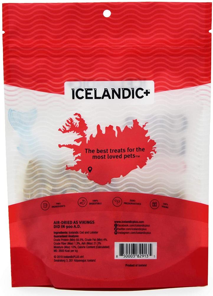 Icelandic+ Cod and Lobster Combo Bites Fish Dog Treats